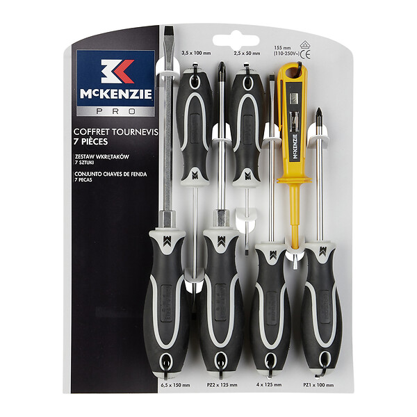 MC KENZIE - Tournevis - Lot de 7 - large