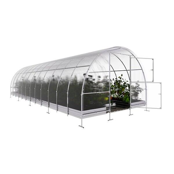 KLASIKA GREENHOUSES - Serre de jardin KLASIKA EASY 3 x 8 m (24 m²), 6 mm avec revêtement en polycarbonate - large