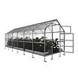 KLASIKA GREENHOUSES - Serre de jardin KLASIKA BERNARD 2,35 x 6 m (14,1 m²), 4 mm avec revêtement en polycarbonate - vignette