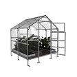 KLASIKA GREENHOUSES - Serre de jardin KLASIKA BERNARD 2,35 x 2 m (4,7 m²), 6 mm avec revêtement en polycarbonate - vignette