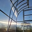 KLASIKA GREENHOUSES - Serre de jardin KLASIKA SLIM 2 x 6 m (12 m²) , 4 mm avec revêtement en polycarbonate - vignette