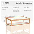 TECTAKE - Serre Châssis de Jardin pour Carré Potager 115 x 53 x 34 cm marron - vignette
