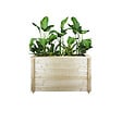 TIMBELA - Plate-bande surélevée en bois - 118x38xH69 cm - bois massif pin/épicéa 28 mm - Timbela M615 - vignette