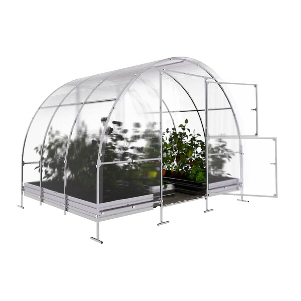 KLASIKA GREENHOUSES - Serre de jardin KLASIKA EASY 3 x 2 m (6 m²), 6 mm avec revêtement en polycarbonate - large