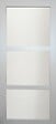 GD MENUISERIES - Porte Coulissante Greyria Gris Clair Vitrée H204 x L73 cm, Galandage - vignette