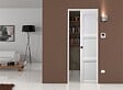 GD MENUISERIES - Porte Coulissante Korya Blanc 3 panneaux H204 x L83 cm, Galandage - vignette