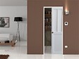 GD MENUISERIES - Porte Coulissante Atelier blanc 2 panneaux H204 x L73 cm, Galandage - vignette
