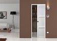 GD MENUISERIES - Porte Coulissante Korya Blanc 3 panneaux H204 x L93 cm, Galandage - vignette