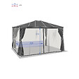 HESPERIDE - Moustiquaire de pergola "Belize" ardoise en polyester - vignette
