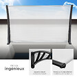 TECTAKE - Marquise blanc transparent - vignette