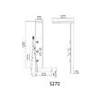 DISTRIBAIN - Colonne d'hydromassage S270 - vignette