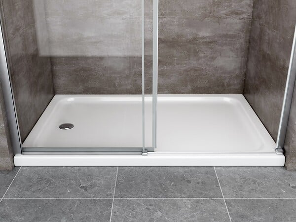 LANERI - Porte De Douche De 8 Mm Pour Installation En Niche H.190 Avec Ouverture Coulissante Et Rèversible – 200 Cm - large