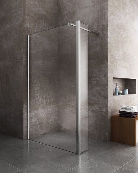 LANERI - Paroi De Douche Walk-in Avec Porte Pivotante Garde-boue H 200 - 70 Walkin X Porte 30 (tot 100,5-102,5) - large