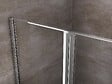 LANERI - Porte De Douche De 6 Mm Avec Un Petite Paroi Et Une Porte À Battant Dans La Même Ligne – 97-100 Cm - vignette