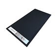 STANO - Receveur de douche 80 x 120 cm extra plat noir LUCIA en SoliCast® surface ardoisée - vignette