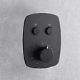 IMEX PRODUCTS - Kit de douche thermostatique encastré HIDRA noir mat - vignette