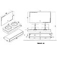 DISTRIBAIN - Meuble de salle de bain FABRIANO 1400 Noir mat - vignette