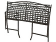 JARDIDECO - Banc de jardin en métal gris - Jardideco - vignette