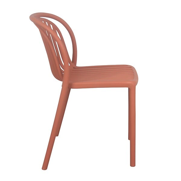 OVIALA - Chaise de terrasse terracotta - Copenhague - large