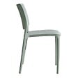OVIALA - Chaise de terrasse ajourée en plastique vert sauge - Riga - vignette