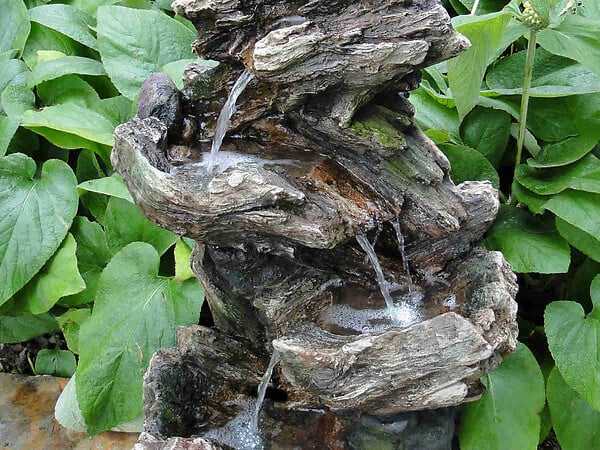 UBBINK - Fontaine de jardin Vernier mini cascade décorative - large