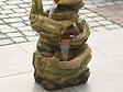 UBBINK - Fontaine de jardin Trabia tronc d'arbre avec cascade et éclairage LED - Ubbink - vignette