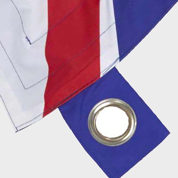 OVIALA - Housse vide de pouf de jardin en polyester drapeau uk 140 x 120 cm - Solys - large