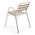 OVIALA - Fauteuil de jardin bois et aluminium  - Times Square - vignette