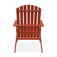 OVIALA - Lot de 2 fauteuils pliant inclinables en bois d'eucalyptus terracotta - Calgary - vignette