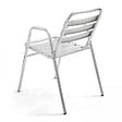 OVIALA - Lot 4 fauteuils de jardin aluminium gris - Nothing Hill - vignette