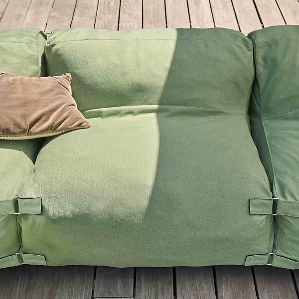 OVIALA - Salon de jardin modulable 5 places vert cactus - Mixi - large