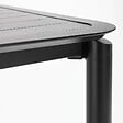 OVIALA - Table haute de terrasse noire - Almada - vignette