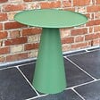 OVIALA - Table basse ronde 50 cm en acier vert cactus Gomba - Gomba - vignette
