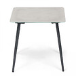 OVIALA - Lot de 2 tables basses de jardin en acier gris - Costa Rica - vignette