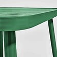 OVIALA - Table de jardin carrée en aluminium vert olive - Bristol - vignette