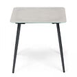 OVIALA - Grande table basse de jardin en acier gris - Costa Rica - vignette