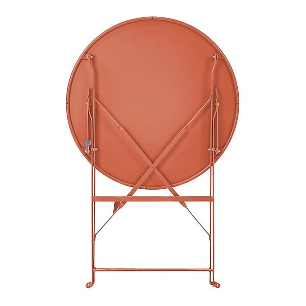 OVIALA - Table pliante en acier terracotta - Annecy - large