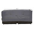 OVIALA - Housse de salon de jardin canapé 2 places 130x75x60 cm grise - Cov'Up - vignette