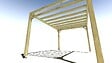 MA PERGOLA BOIS - Pergola bois • 4m x 3m • indépendante • sens profondeur - vignette