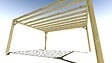 MA PERGOLA BOIS - Pergola bois • 4m x 5m • indépendante • sens profondeur - vignette