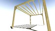MA PERGOLA BOIS - Pergola bois • 5m x 3m • indépendante • sens largeur - vignette