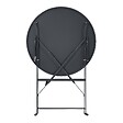 OVIALA - Table pliante en acier gris anthracite - Annecy - vignette