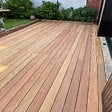 TERRASSEENBOIS - Kit terrasse bois exotique CUMARU pour 10 m², Lames 3,65 m, lambourdes 3,65 m et visserie Inox. - vignette