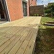 TERRASSEENBOIS - Kit terrasse Pin autoclave Vert pour 20 m², Lames 4,2 m, lambourdes 4,2 m et visserie Inox. - vignette