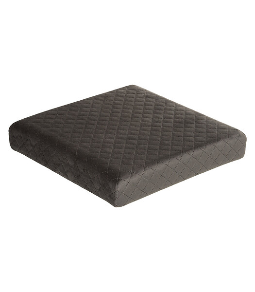 5 FIVE SIMPLY SMART - 2 en 1 Pouf et Coffre de rangement en velours Gris 31 x 31 cm - large