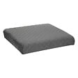 5 FIVE SIMPLY SMART - 2 en 1 Pouf et Coffre de rangement en velours Gris 31 x 31 cm - vignette