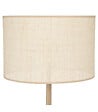 ATMOSPHERA - Lampadaire en Bois de Pin et Abat-jour Beige naturel tressé H 149.5 cm - vignette