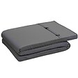 OVIALA - Coussin bain de soleil polyester gris 186x53x5 cm - Picchu - vignette