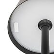 ATMOSPHERA - Lampe d'extérieur LED  rechargeable USB en acier Noir D 11 x H 37 cm - vignette