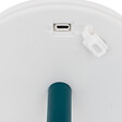 ATMOSPHERA - Lampe d'extérieur LED  rechargeable USB base acier Bleu D 16 x H 30 cm - vignette